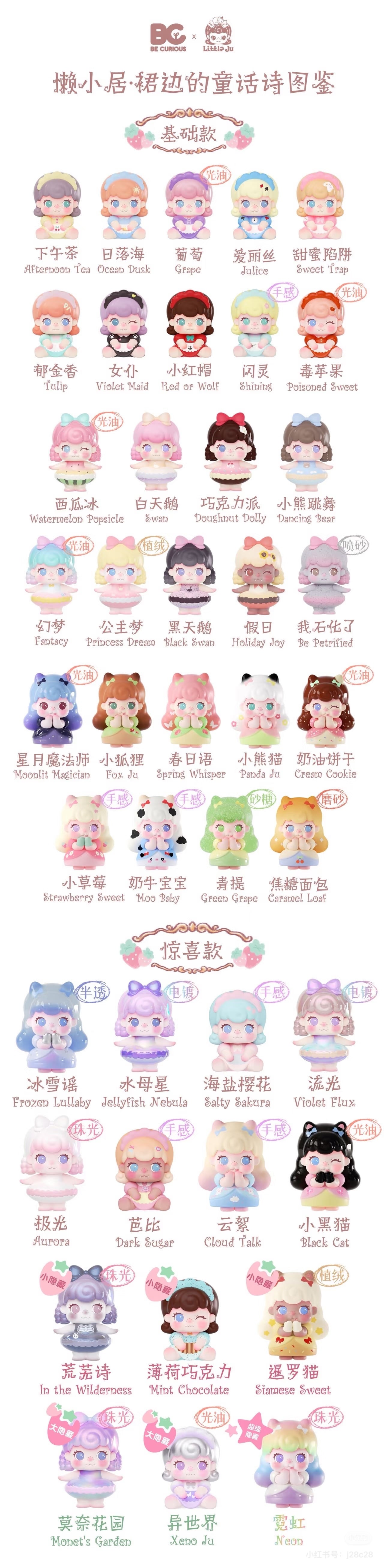 【NEW ARRIVAL】Little Ju The Fairy Dress of Poetry Mini Bean,4 in 1 bag
