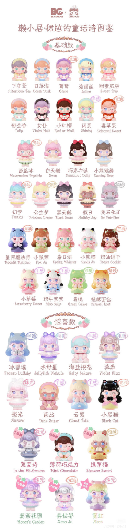 【NEW ARRIVAL】Little Ju The Fairy Dress of Poetry Mini Bean,4 in 1 bag