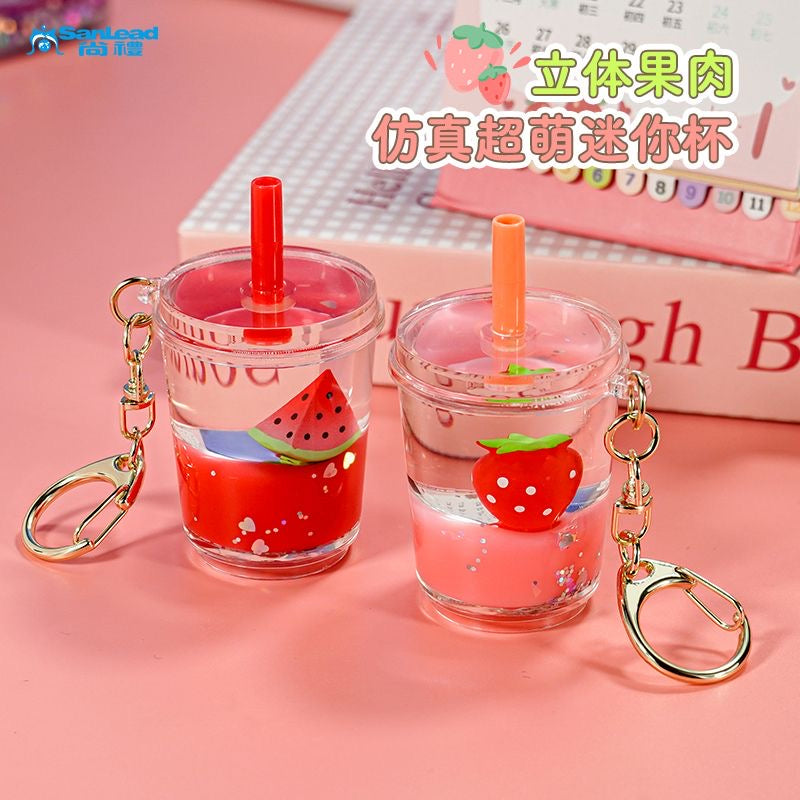 【NEW ARRIVAL】Fruit Tea Liquid Cup Pendant-SHIP WITH OTHER ITEMS