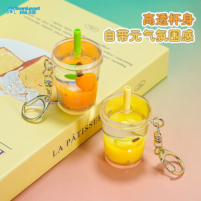 【NEW ARRIVAL】Fruit Tea Liquid Cup Pendant-SHIP WITH OTHER ITEMS