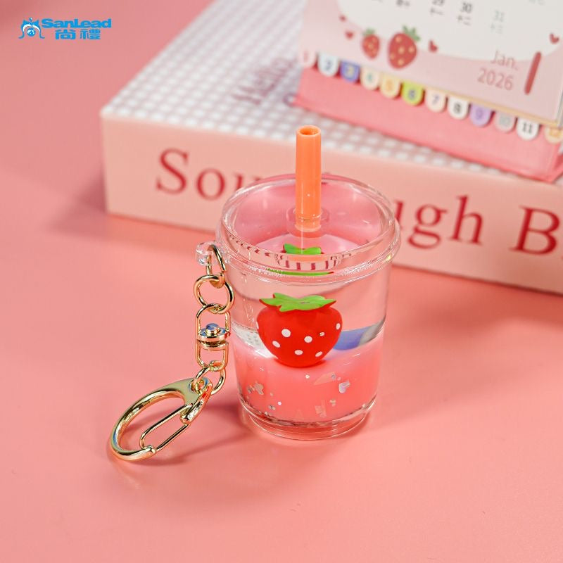 【NEW ARRIVAL】Fruit Tea Liquid Cup Pendant-SHIP WITH OTHER ITEMS