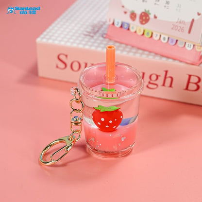 【NEW ARRIVAL】Fruit Tea Liquid Cup Pendant-SHIP WITH OTHER ITEMS