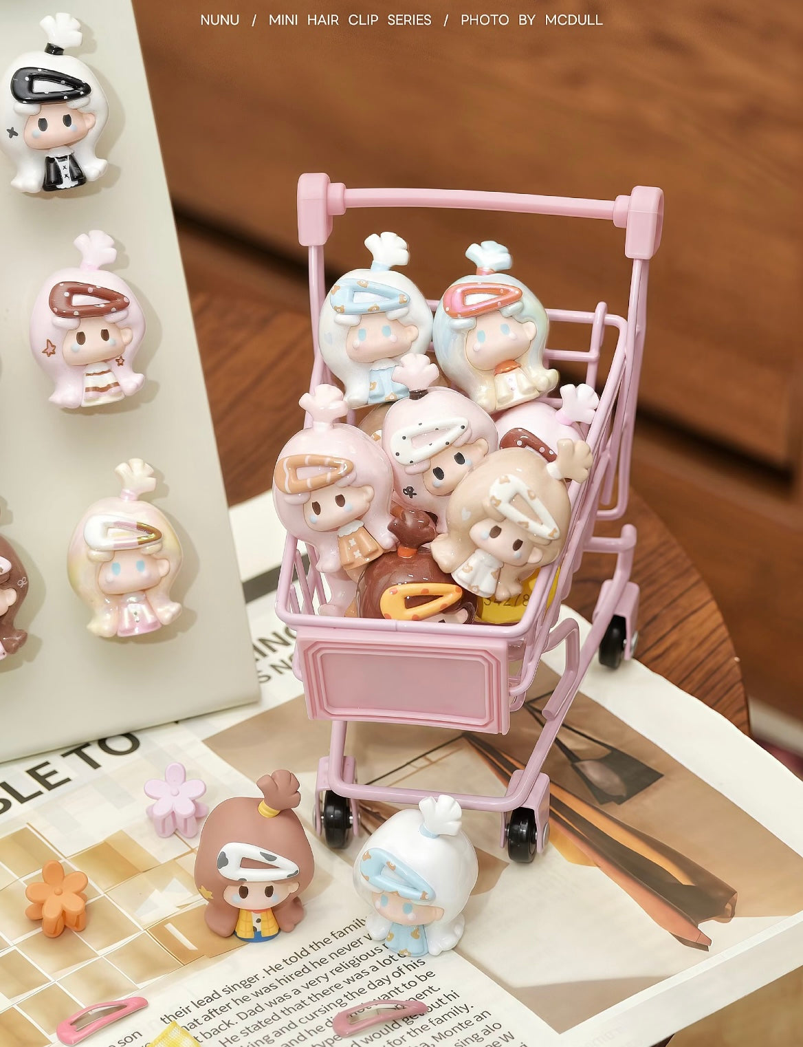 【NEW ARRIVAL】Nunu Mini Hair Clip Mini Bean,5 in 1 bag
