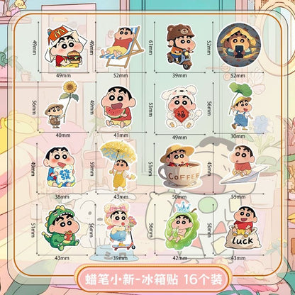 【NEW ARRIVAL】Shinchan Summer Soft Fridge Magnet,2 in 1 bag-SHIP WITH OTHER ITEMS