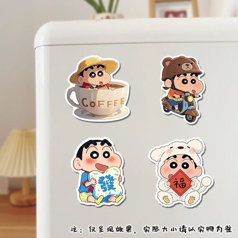 【NEW ARRIVAL】Shinchan Summer Soft Fridge Magnet,2 in 1 bag-SHIP WITH OTHER ITEMS