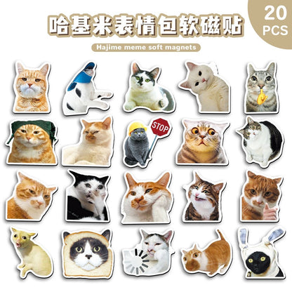 Hakimi's Funny Stickers Soft Fridge Magnet,2 in 1 bag-SHIP WITH OTHER ITEMS