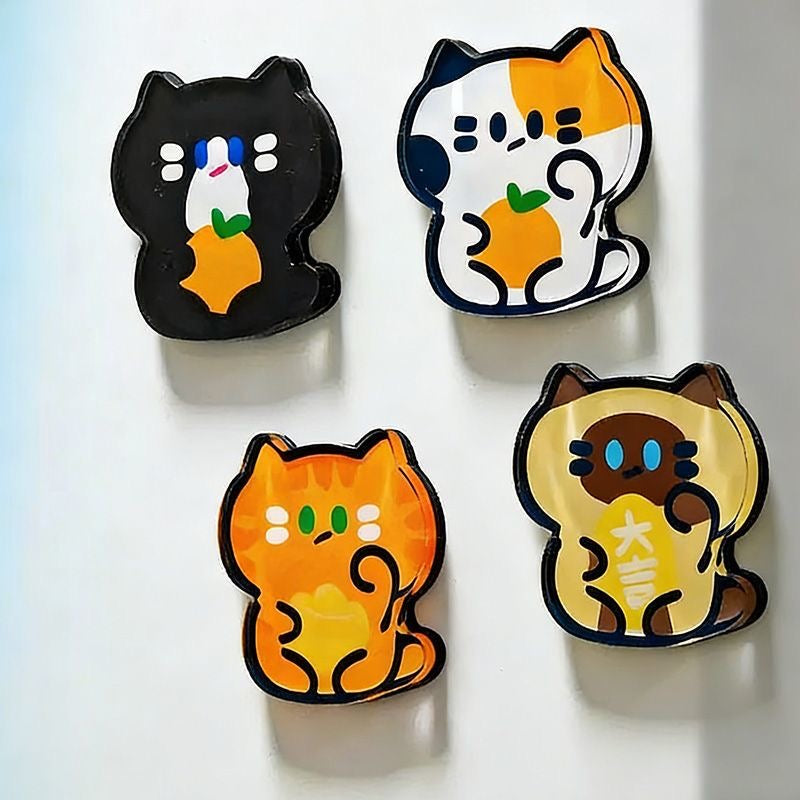【NEW ARRIVAL】4 Cats Fridge Magnet-SHIP WITH OTHER ITEMS