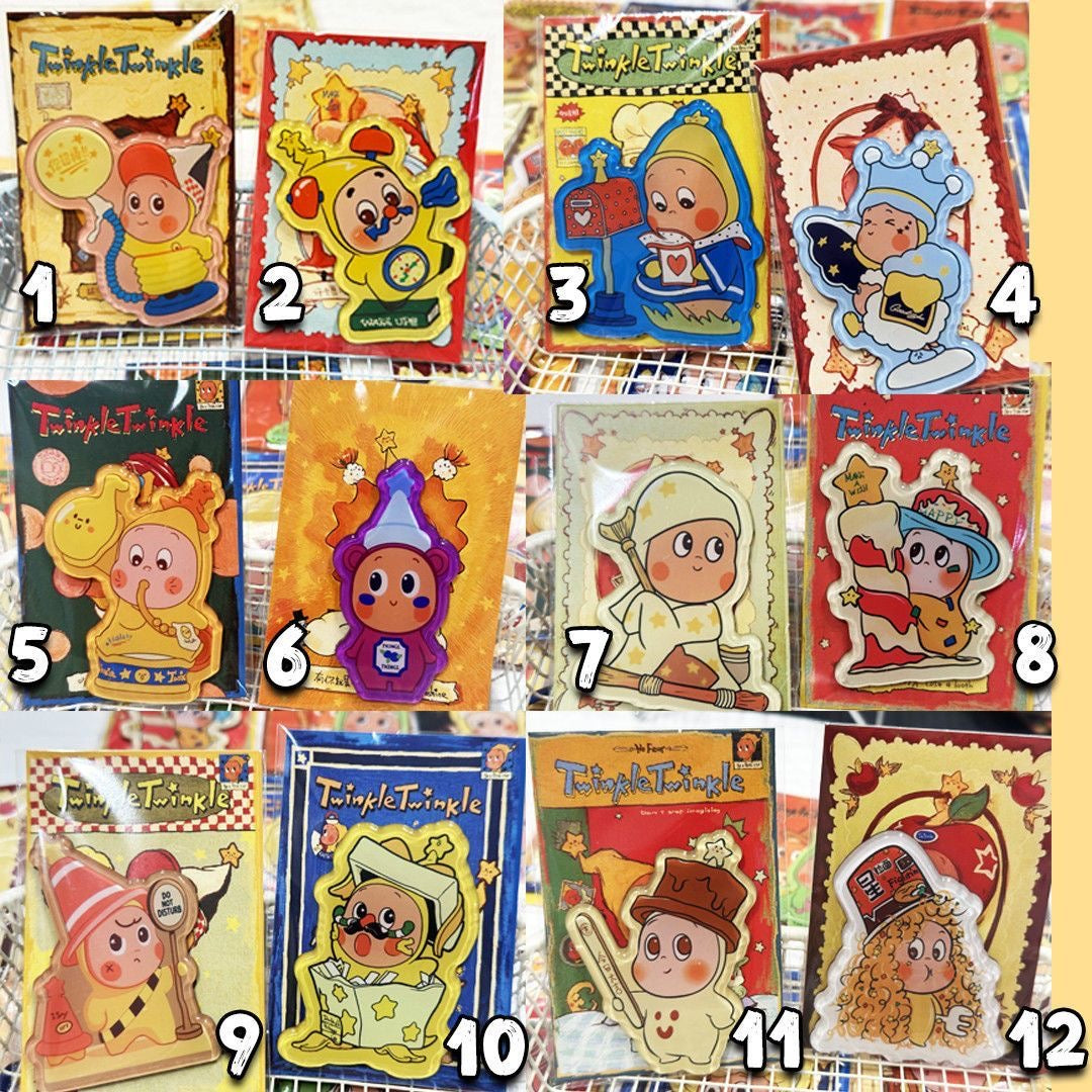 【NEW ARRIVAL】Twinkle Twinkle Fridge Magnet,30 designs-SHIP WITH OTHER ITEMS