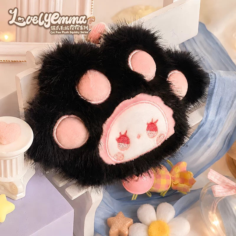 【NEW ARRIVAL】Lovely Emma Cat Paw Plush Squishy Pendant-SHIP WITH OTHER ITEMS