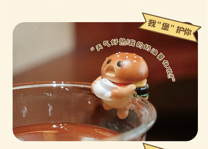 Bread,Hodling You Mini Figure With Bag Pendant-SHIP WITH OTHER ITEMS
