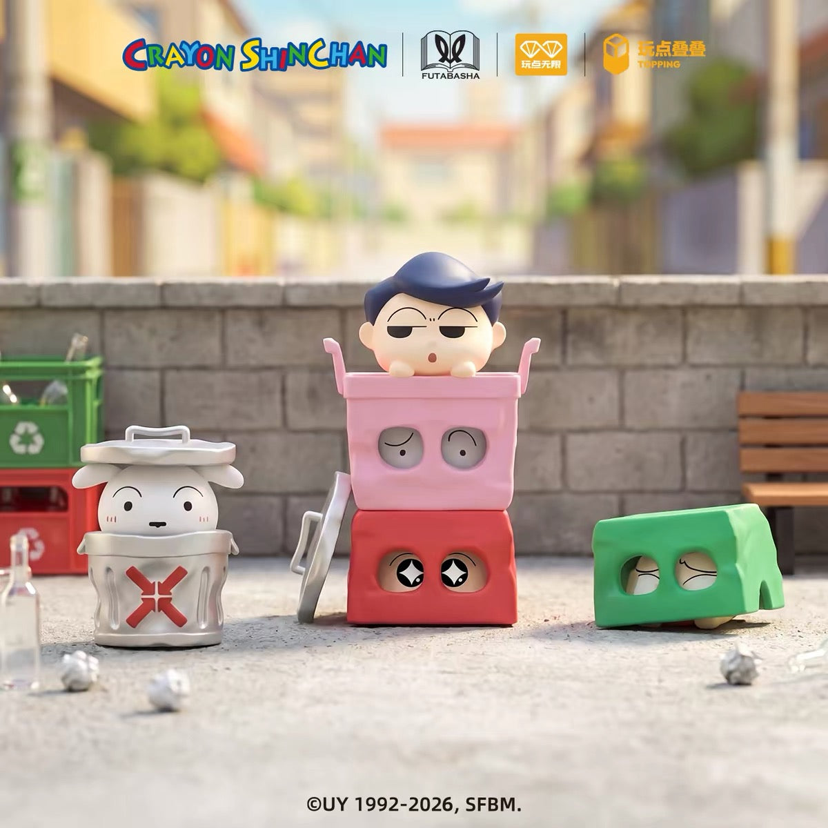 【NEW ARRIVAL】Shinchan Clean Soul Jenga Mini Bean-SHIP WITH OTHER ITEMS