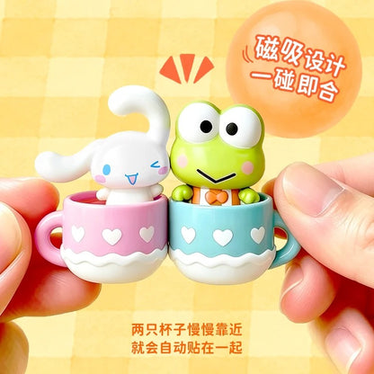 【NEW ARRIVAL】Sanrio Kada Magnet Cup Mini Bean-SHIP WITH OTHET ITEMS