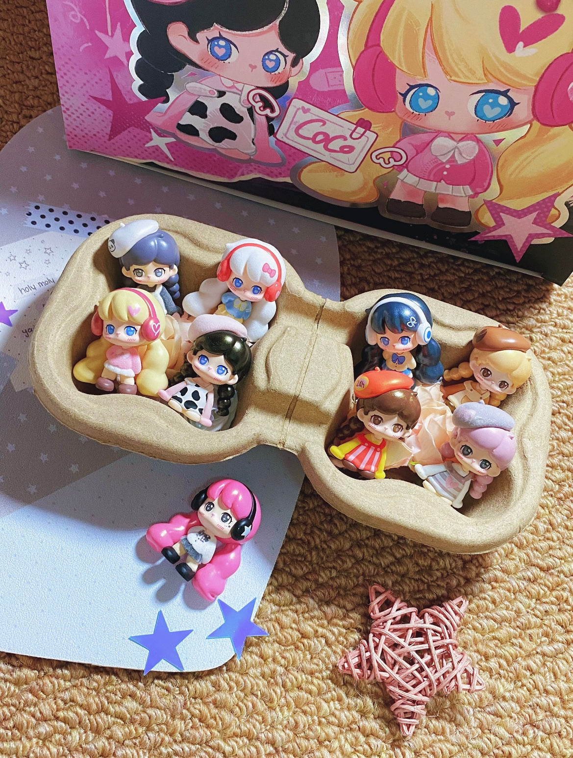 【NEW ARRIVAL】Coco School Idol Mini Bean,4 in 1 bag