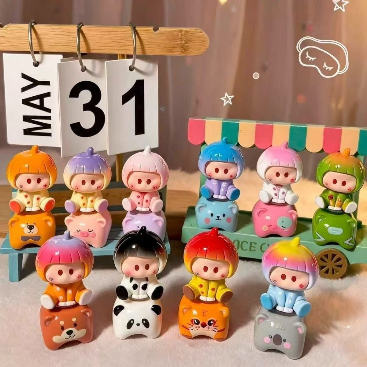 【NEW ARRIVAL】Yoyo Riding Animal Mini Figure By Fanmaker-SHIP WITH OTHET ITEMS