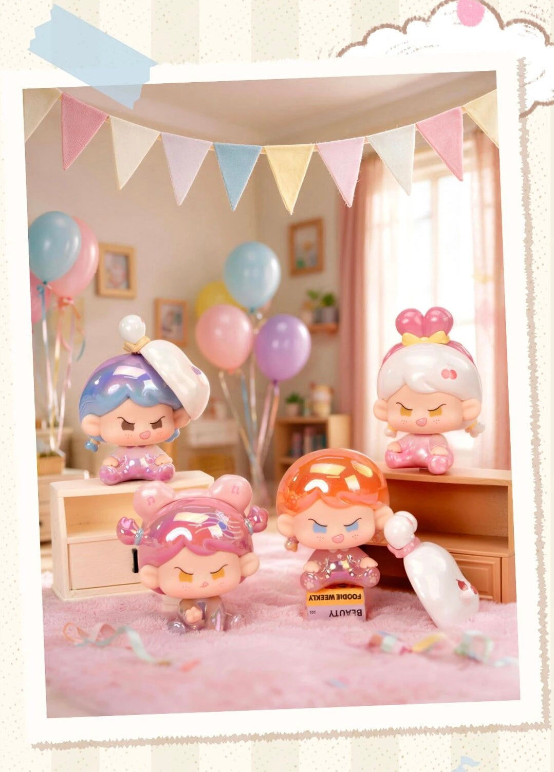 【NEW ARRIVAL】Yaoyao Mask Party Mini Figure-SHIP WITH OTHER ITEMS