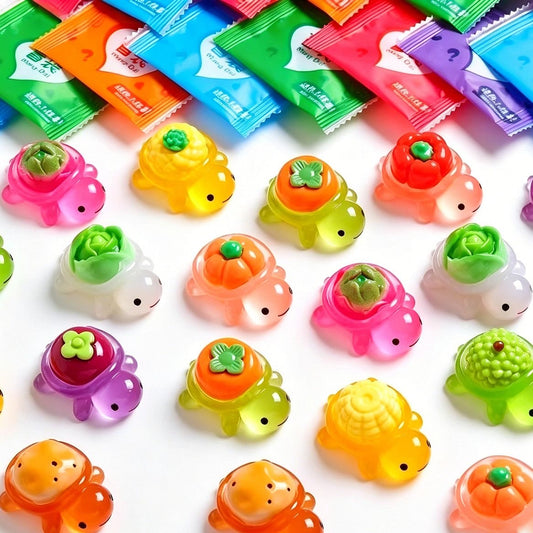 【NEW ARRIVAL】Fruit Luminous Turtle Mini Bean Guess Color Game-SHIP WITH OTHER ITEMS