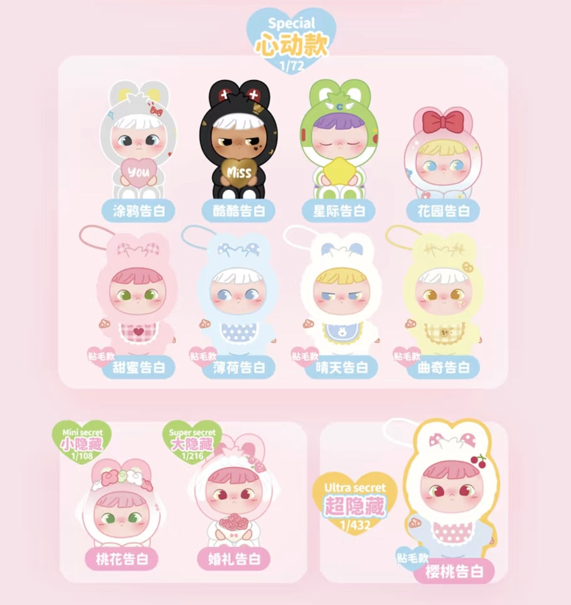 【NEW ARRIVAL】Cimmy Confession Day Mini Figure-SHIP WITH OTHER ITEMS