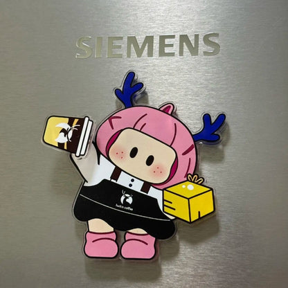 【NEW ARRIVAL】Yoyo Coffee Spinning Fridge Magnet-SHIP WITH OTHER ITEMS