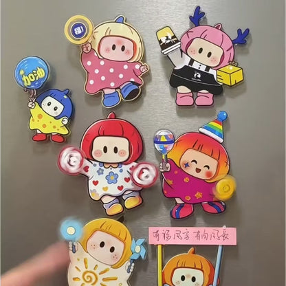 【NEW ARRIVAL】Yoyo Coffee Spinning Fridge Magnet-SHIP WITH OTHER ITEMS