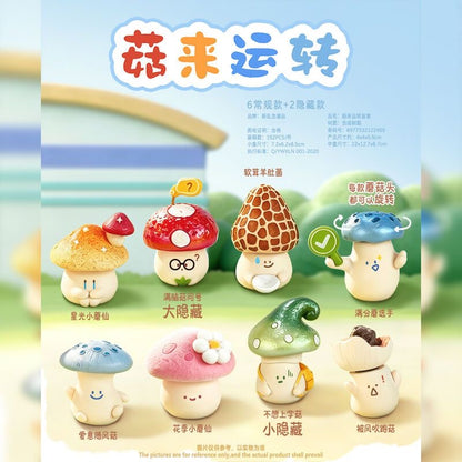 【NEW ARRIVAL】Mushroom Spin Figure-SHIP WITH OTHER ITEMS