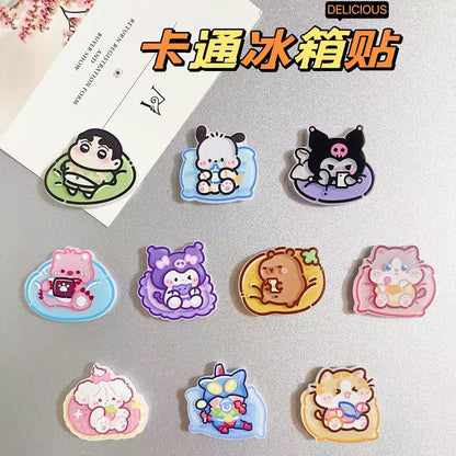 Cartoon Acrylic Fridge Magnet-SHIP WITH OTHER ITEMS
