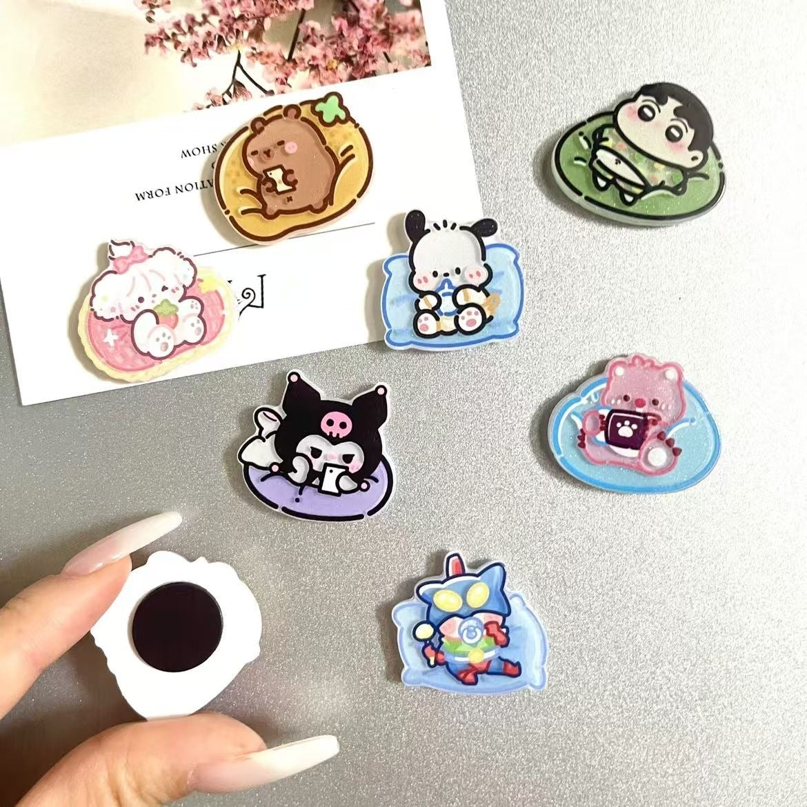 Cartoon Acrylic Fridge Magnet-SHIP WITH OTHER ITEMS