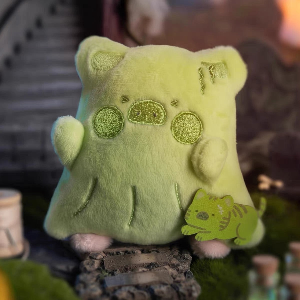 Lulu The Piggy Horror Story Moody Boo Plush Doll Keychain-SHIP WITH OTHER ITEMS
