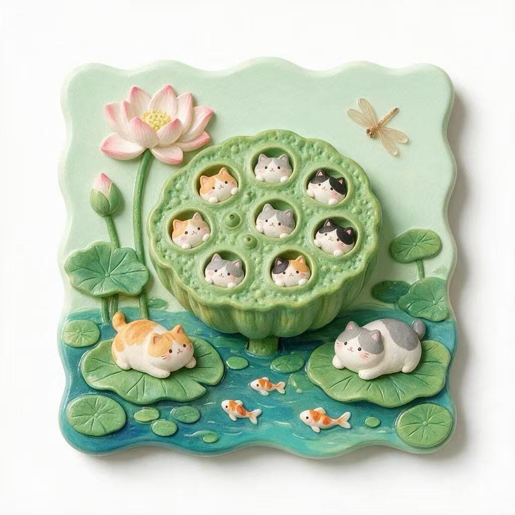 【NEW ARRIVAL】Cat 3D Fridge Magnet