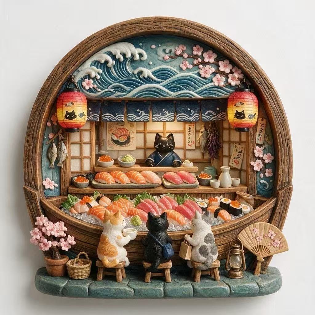 【NEW ARRIVAL】Cat 3D Fridge Magnet