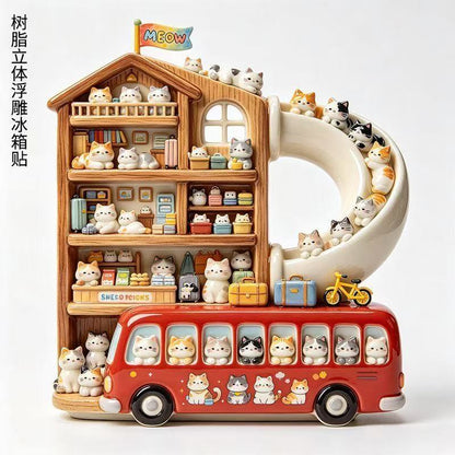 【NEW ARRIVAL】Cat 3D Fridge Magnet