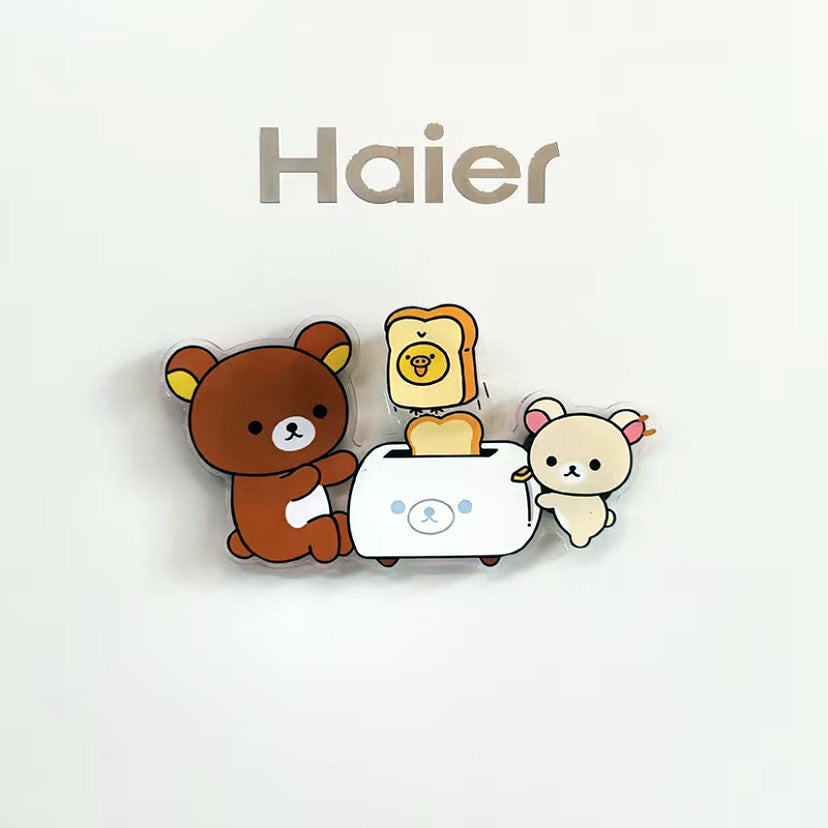【NEW ARRIVAL】Rilakkuma Spinning Fridge Magnet
