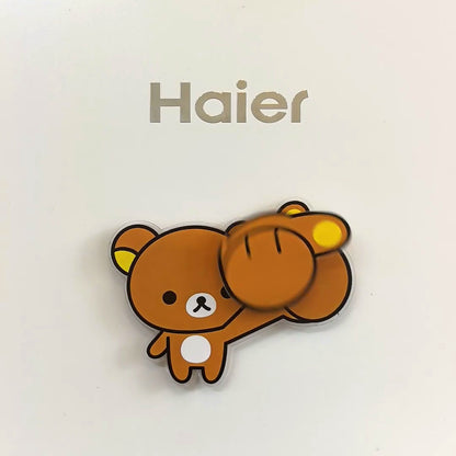 【NEW ARRIVAL】Rilakkuma Spinning Fridge Magnet