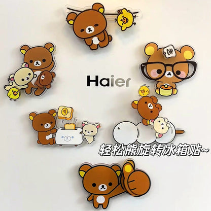 【NEW ARRIVAL】Rilakkuma Spinning Fridge Magnet