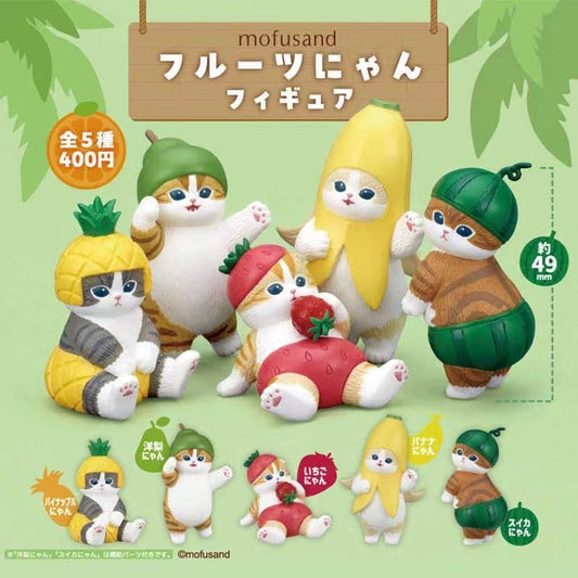 【NEW ARRIVAL】Mofusand Fruit Posture Mini Figure