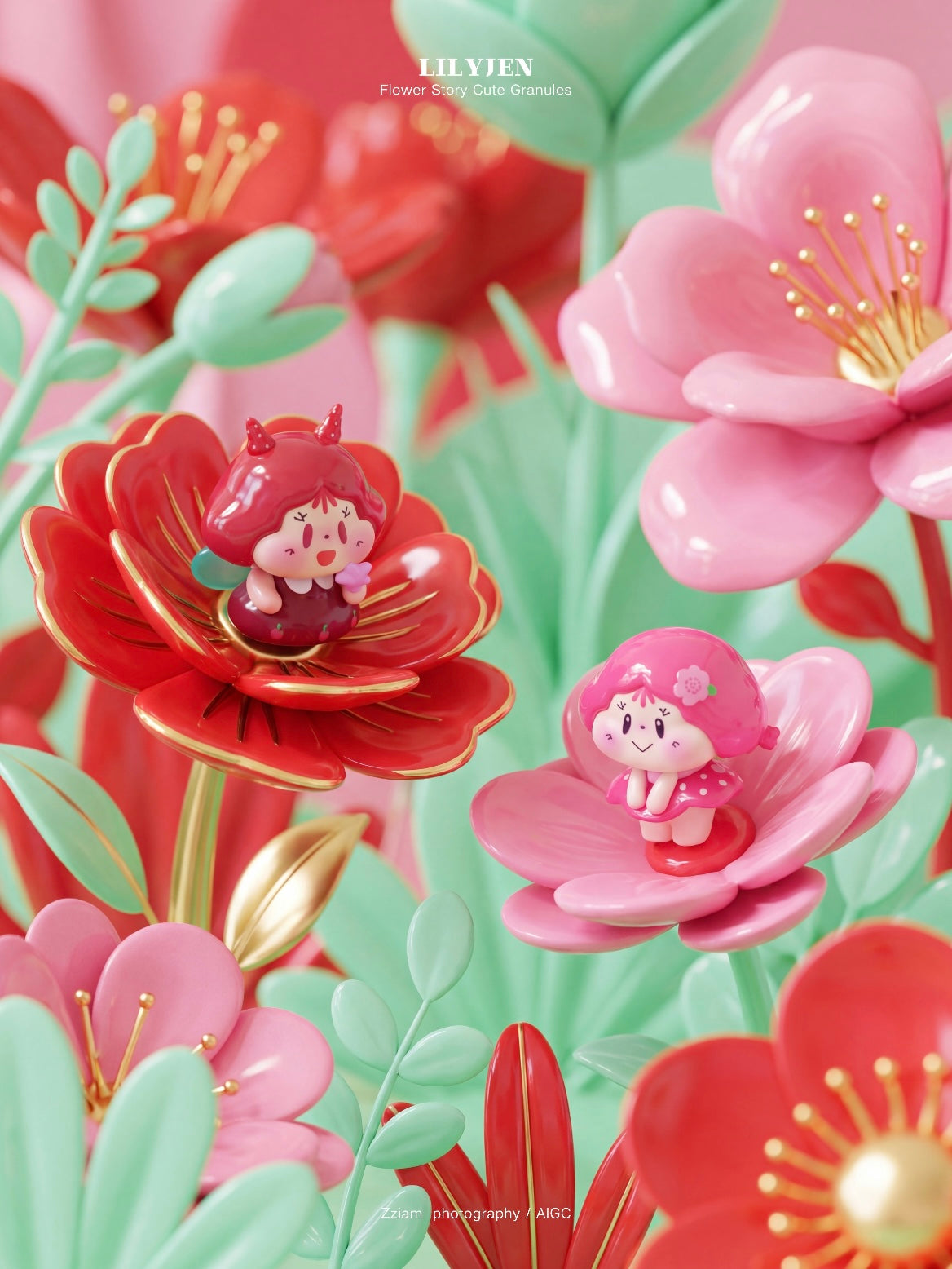 【NEW ARRIVAL】LILYJEN The Flower And Insect Stories Mini Bean,4 in 1 bag