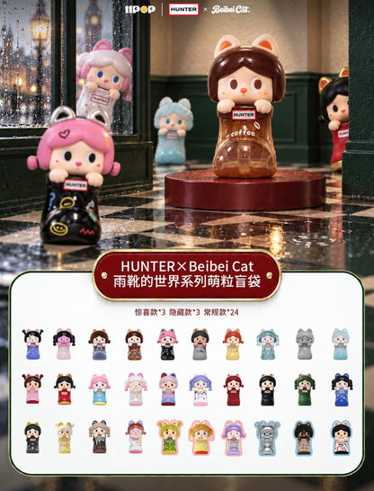 Hunter x Beibei Cat Rain Boot Universe Mini Bean,4 in 1 bag