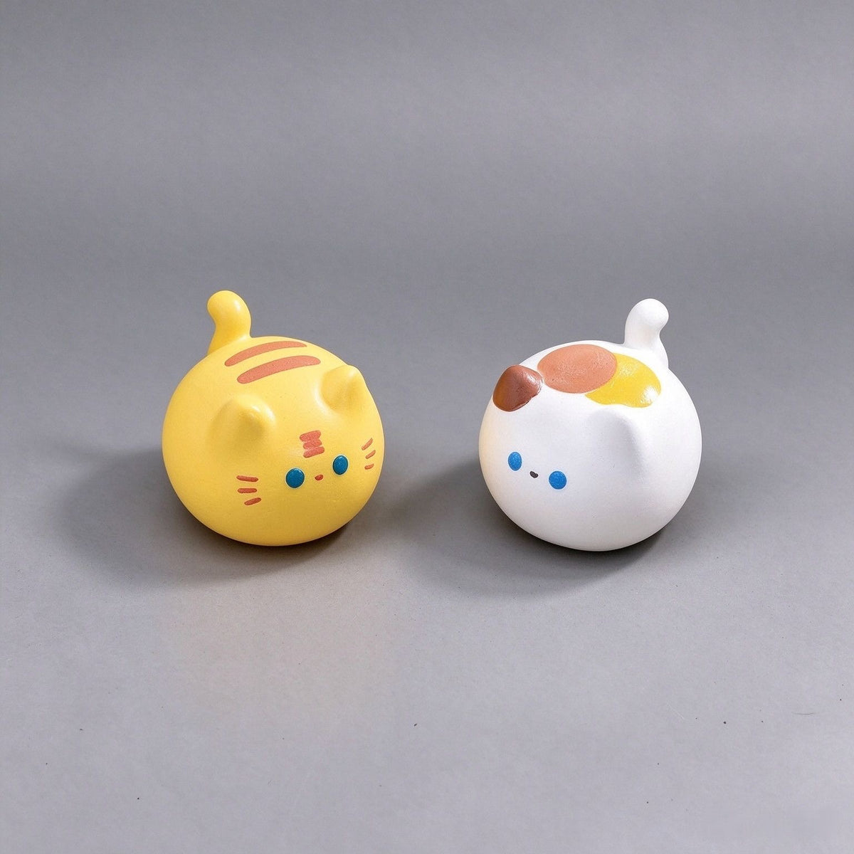 Colorful Steamed Bun Cat Mini Bean