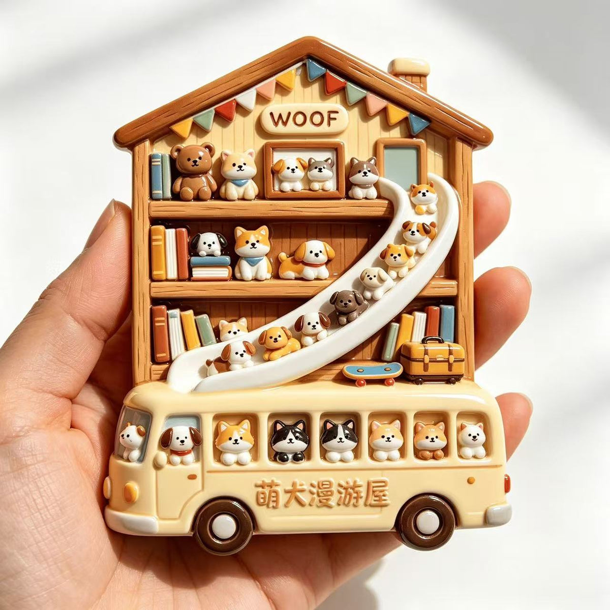 Cat 3D Fridge Magnet V2