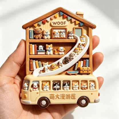 Cat 3D Fridge Magnet V2