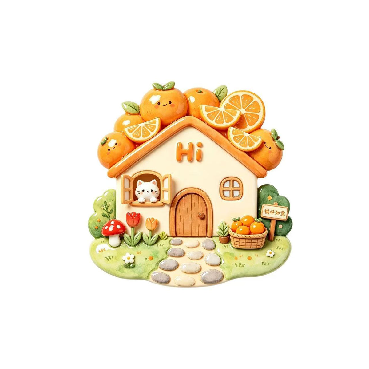 Cat 3D Fridge Magnet V2