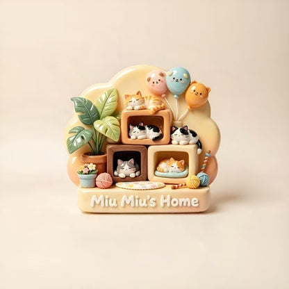 Cat 3D Fridge Magnet V2