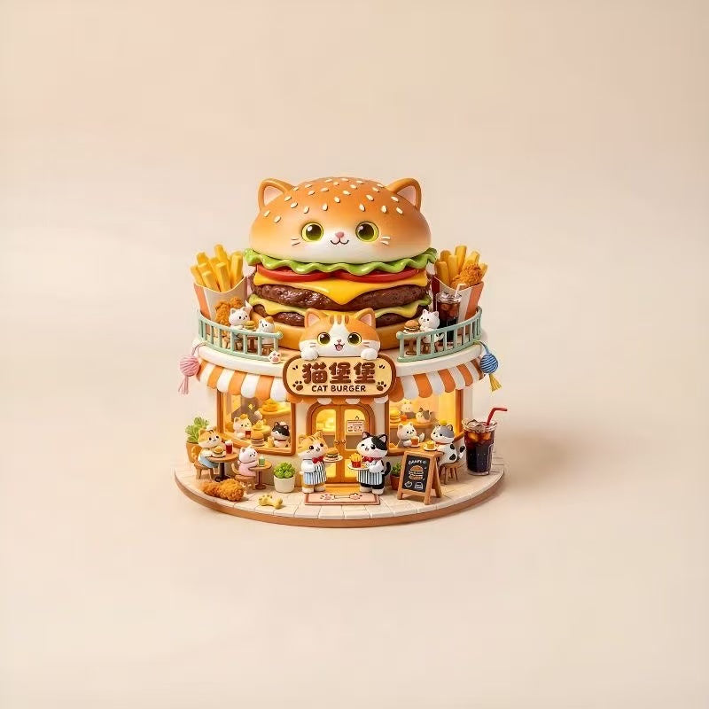 Cat 3D Fridge Magnet V2