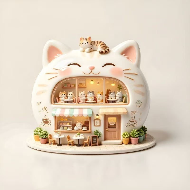Cat 3D Fridge Magnet V2