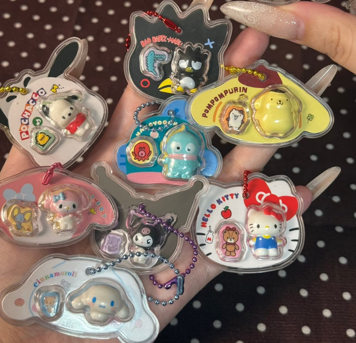 【NEW ARRIVAL】Sanrio Mini Hanging Card Bean