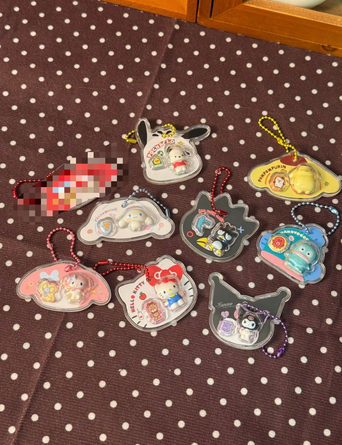 【NEW ARRIVAL】Sanrio Mini Hanging Card Bean