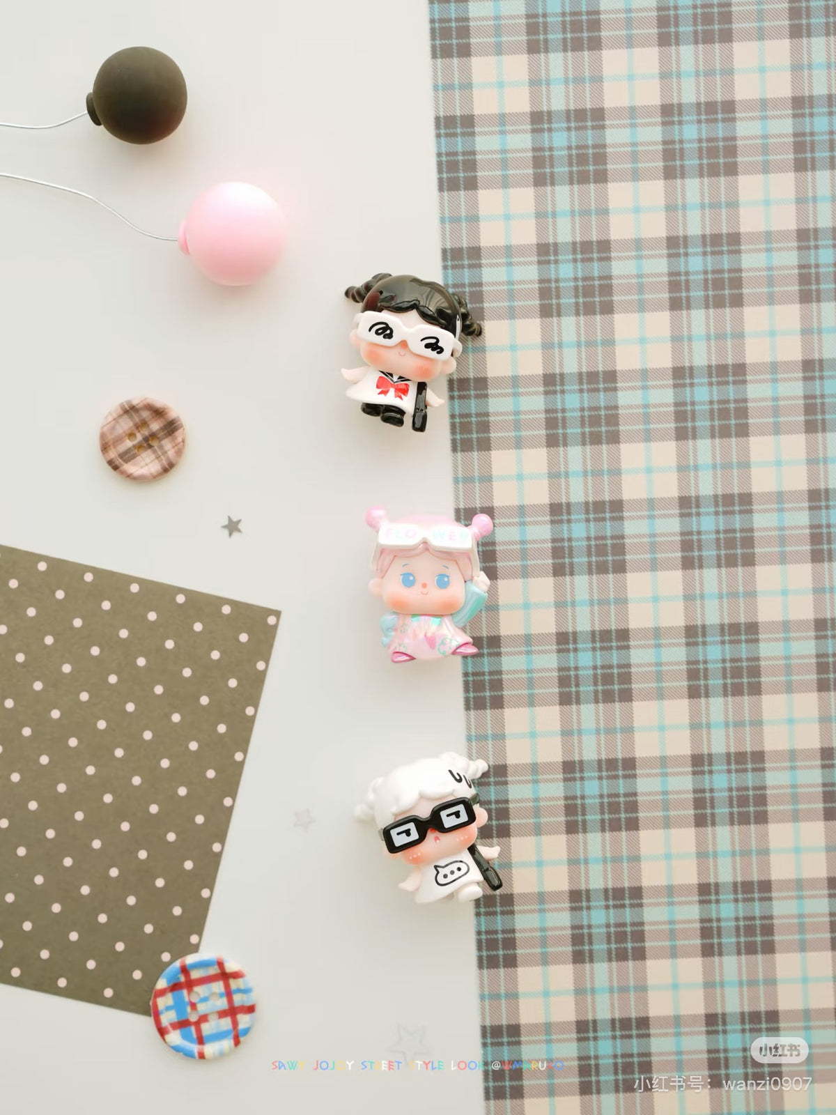 Jojoy Street Style Look Mini Bean,4 in 1 bag