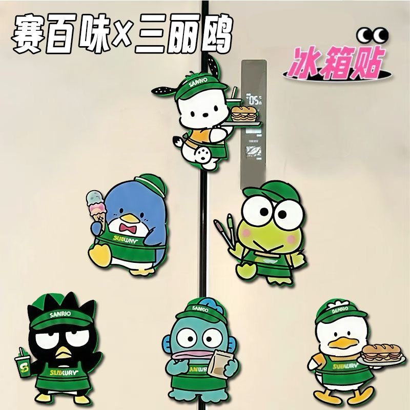 【NEW ARRIVAL】Subway x Sanrio Acrylic Fridge Magnet