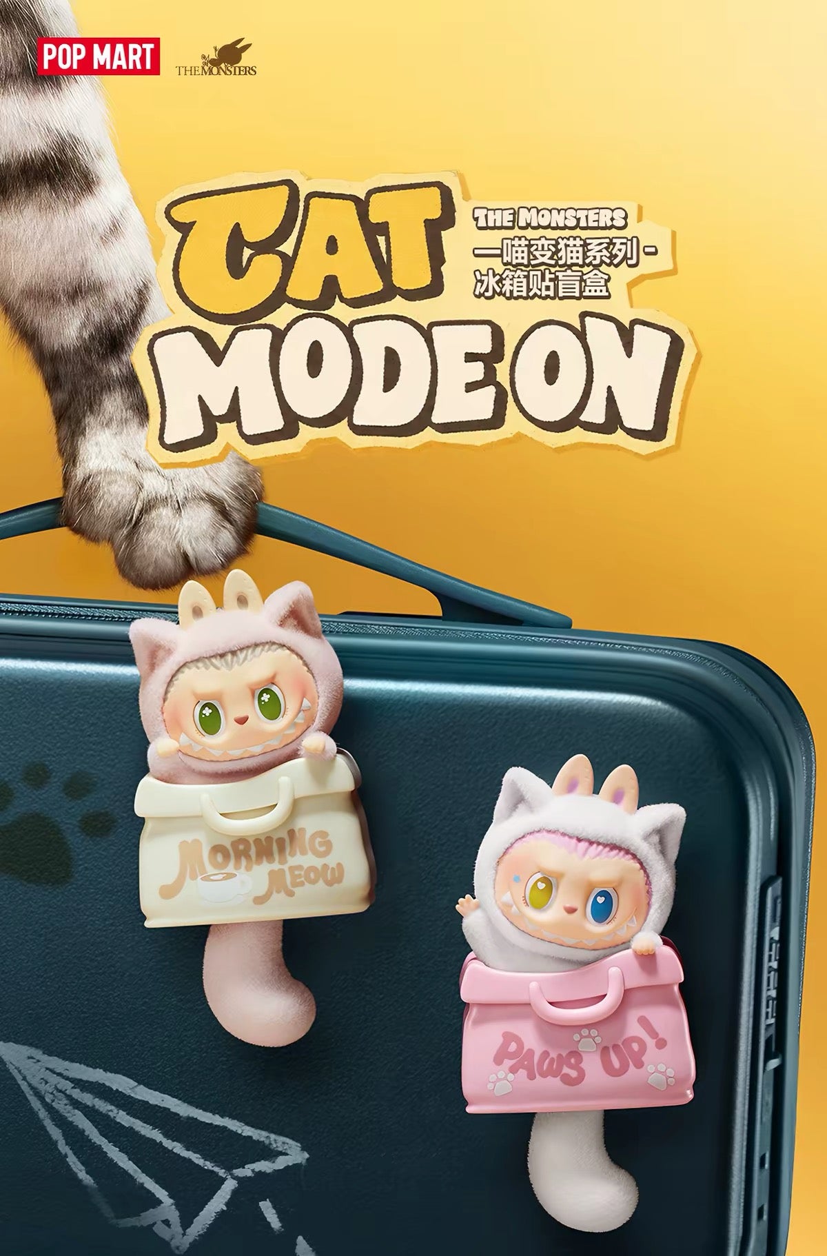 【PREORDER POPMART CONFIRMED】The Monsters Cat Mode On Fridge Magnet