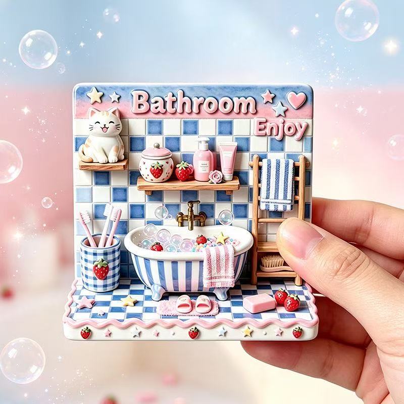 【NEW ARRIVAL】Cat 3D Fridge Magnet V3