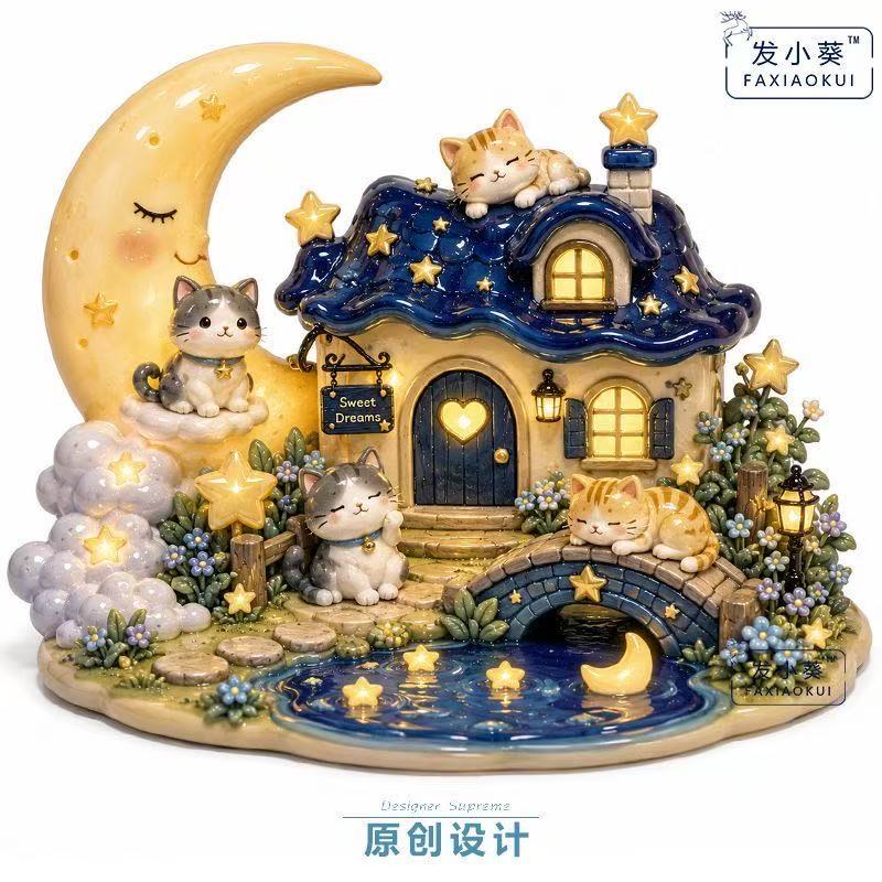 【NEW ARRIVAL】Cat 3D Fridge Magnet V3